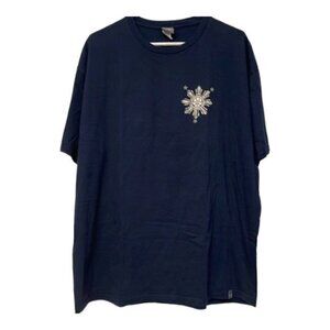 HIC Hawaiian Island Creations Filipino Flag Navy Blue Graphic Shirt 2XL #DS-0327